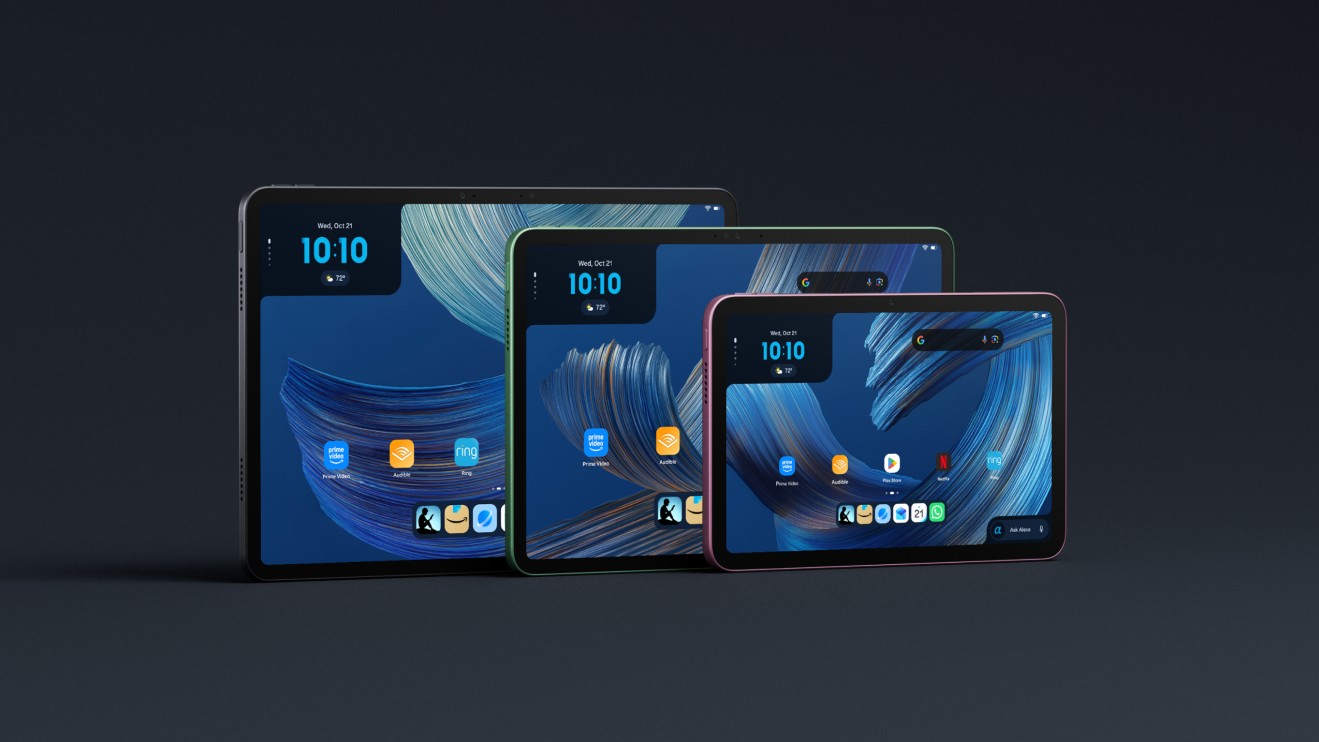 The Amazon Alexa Tablet trio features deep Alexa Plus integration, Android software, and access to Kindle eBooks.