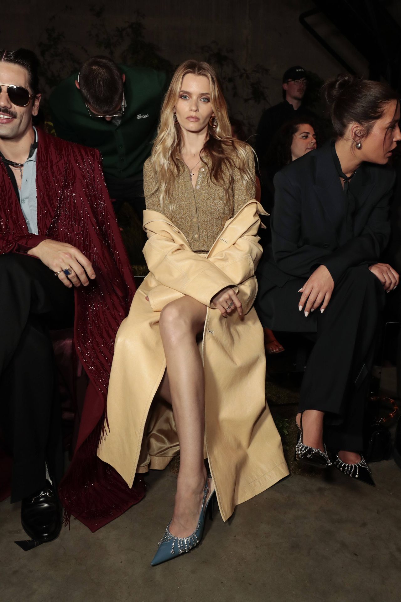 Abbey Lee Kershaw at Gucci Cruise 2025 show