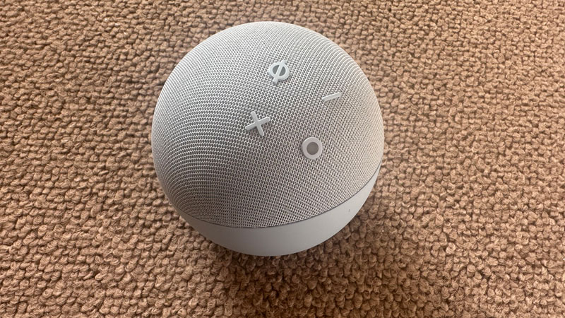 Amazon Echo Dot (5th generation) with clock product shot