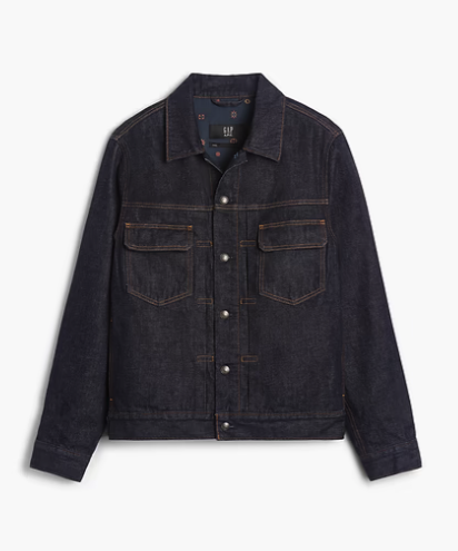 Gap, Gap &amp;times; A.p.c. Lined Japanese Denim Jacket