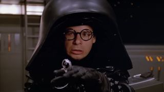 Dark Helmet using his Schwartz ring in Spaceballs