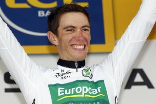 Pierre Rolland (Europcar) did well enough to keep the best young rider's jersey