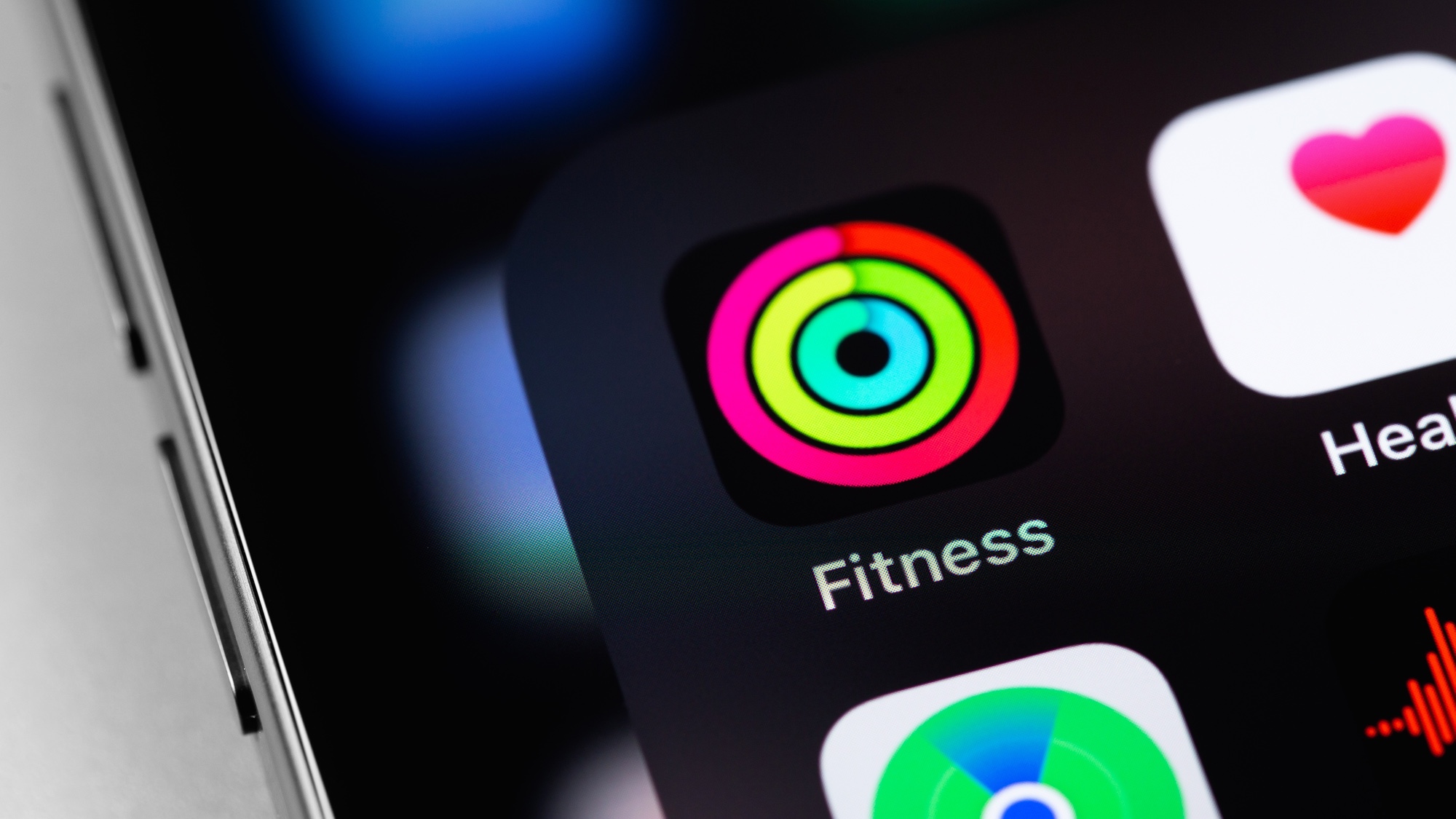 Fitness app icon on an iPhone