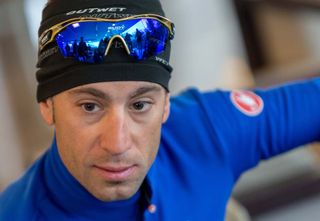 Vincenzo Nibali (Italy) before checking out the Worlds course