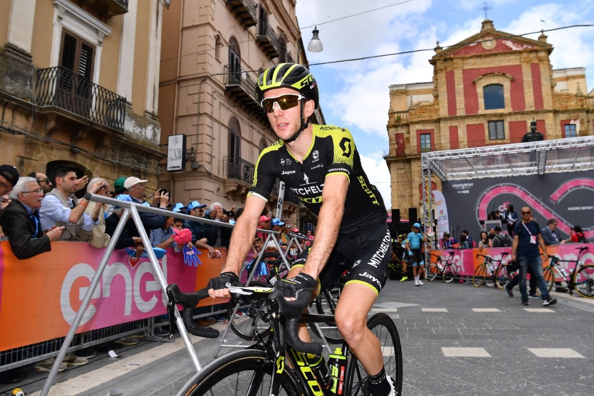 Mitchelton-Scott's Simon Yates at the start
