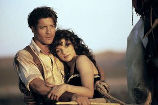 brendan fraser and rachel weisz in the mummy