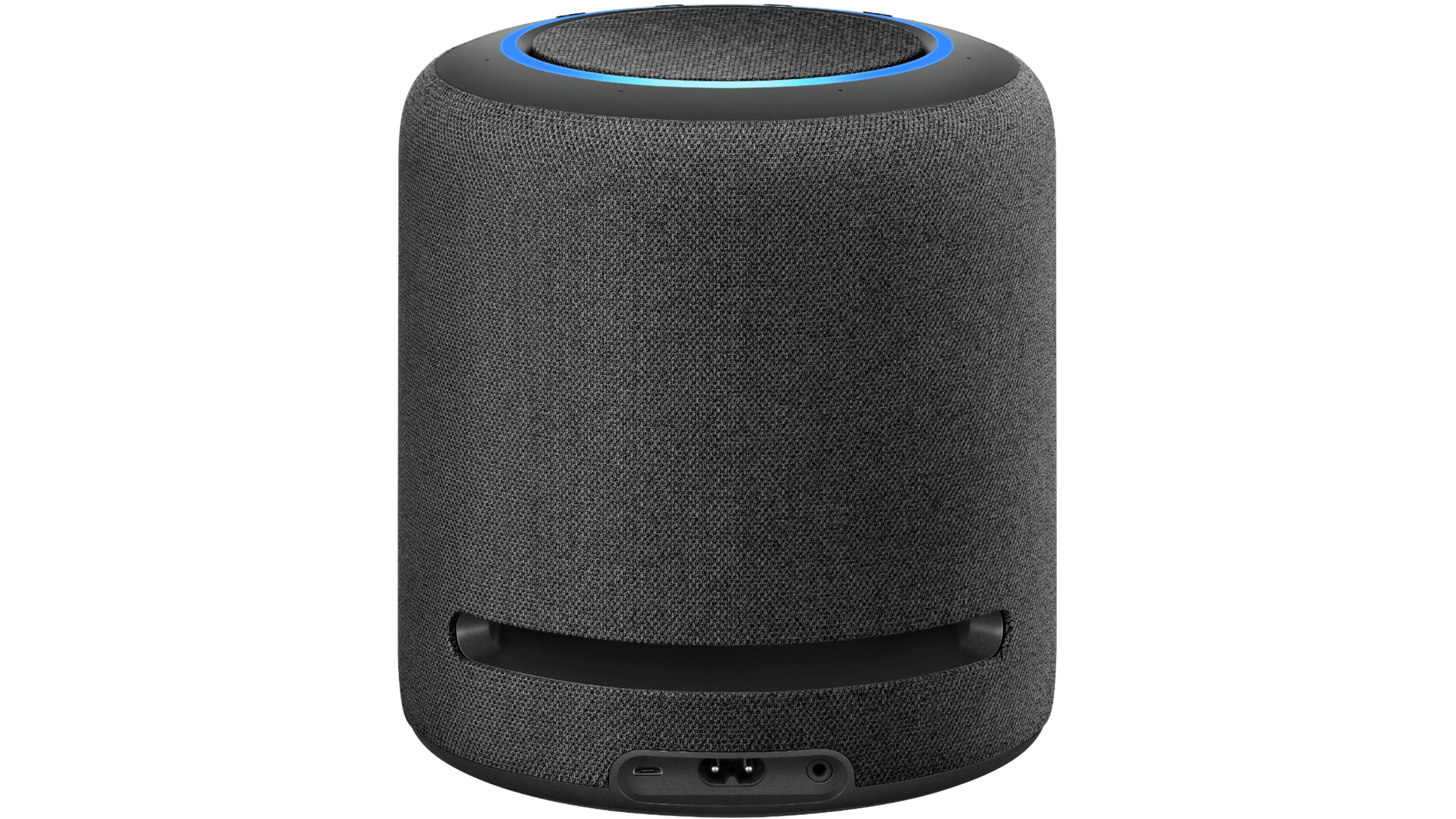 The Amazon Echo Studio in black