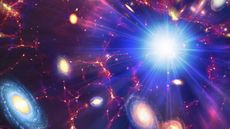 An artist's concept of the Big Bang.