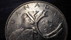 Canadian 25 cent coin