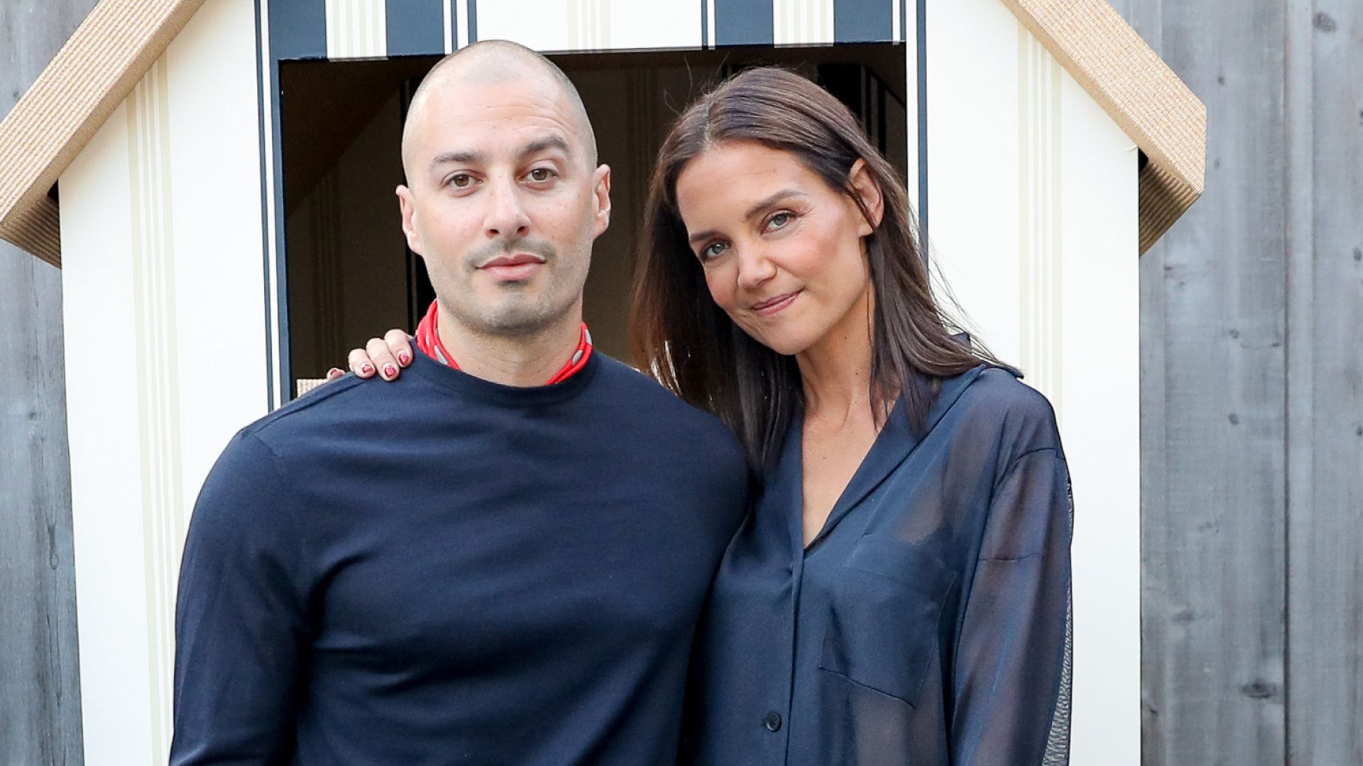 Katie Holmes's Hamptons Style Includes a Sheer Shirt and One of ...
