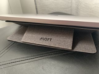 MOFT Invisible Laptop Stand low elevation