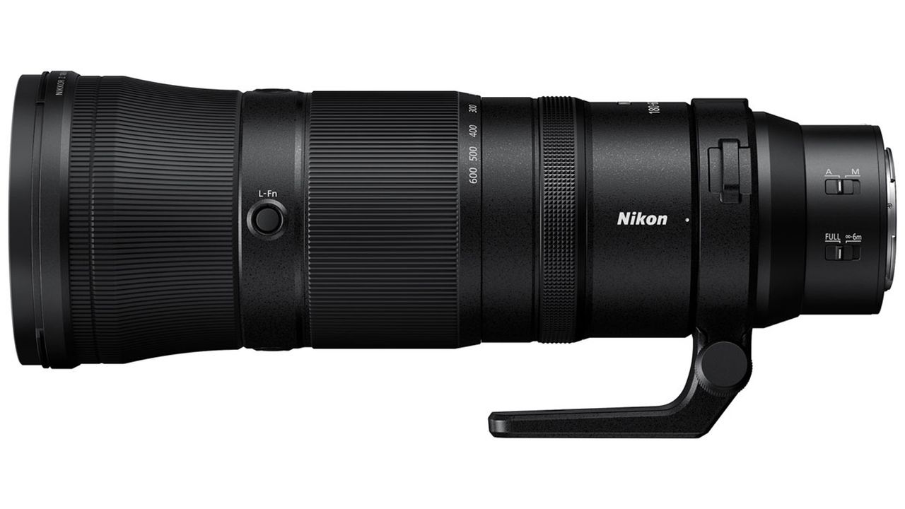 Nikon Z 180-600mm f/5.6-6.3 VR on a white background