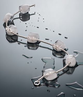 Ice necklace by Laila El Mehelmy and Golem