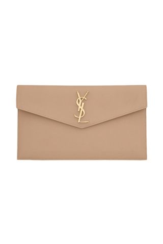 Uptown YSL Pouch in Grained Leather