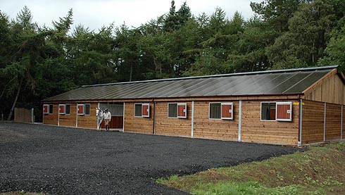 External view with horse