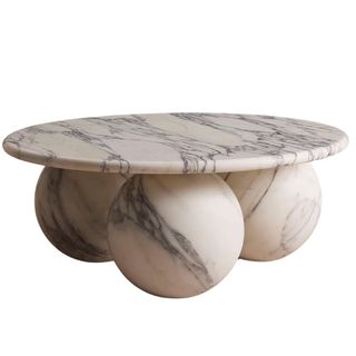 Oxley Coffee Table, Arabescato Corchia Marble