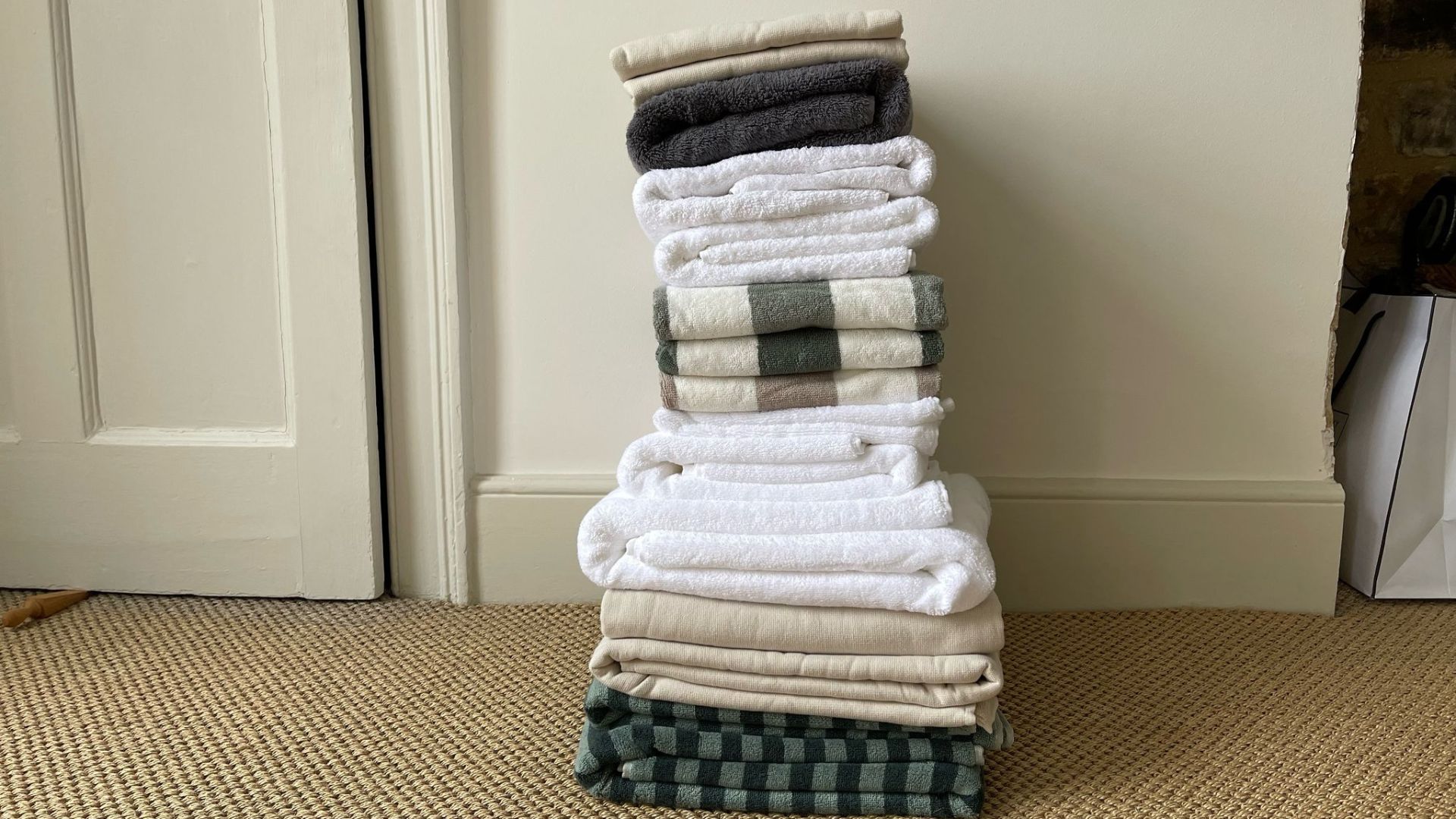 A tower of the best Bath towels