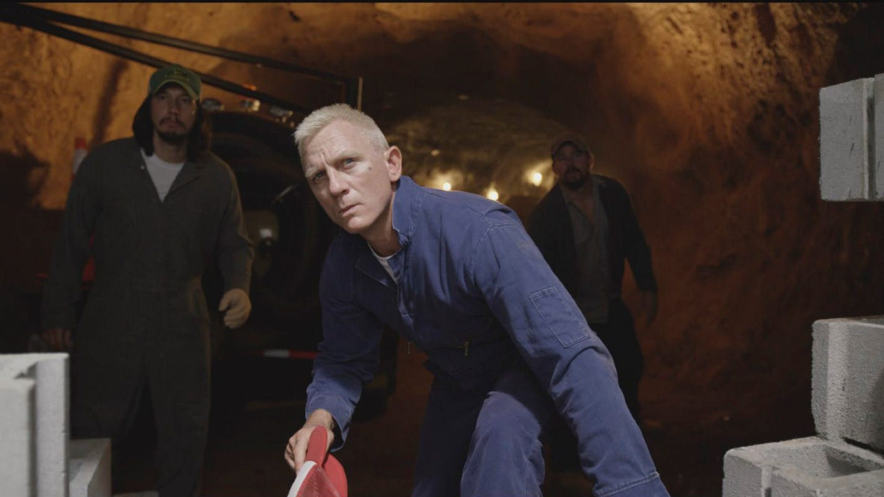 Adam Driver, Daniel Craig y Channing Tatum en Logan Lucky