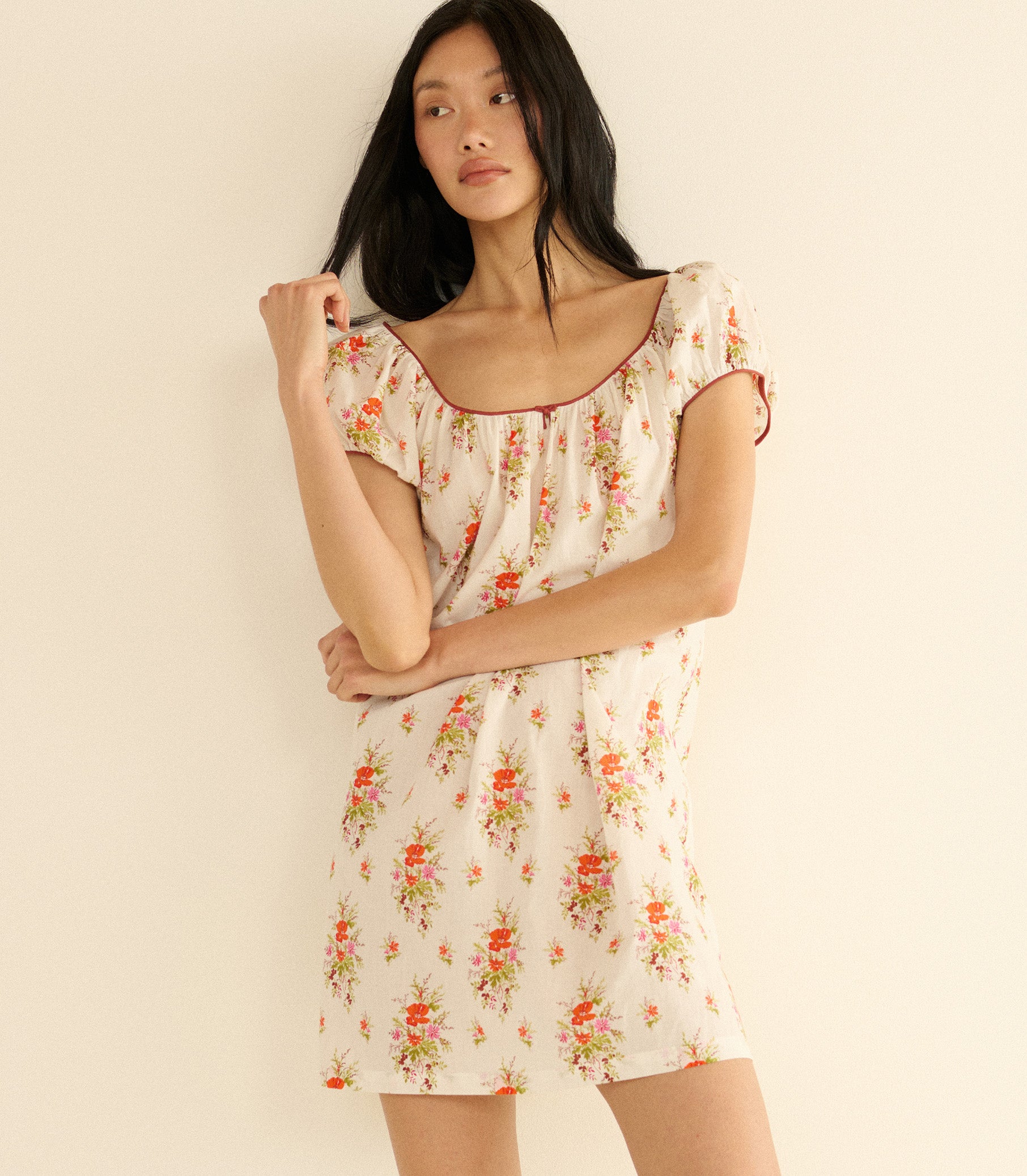 Julia Dress - Rose Petit Bouquet de Chamonix
