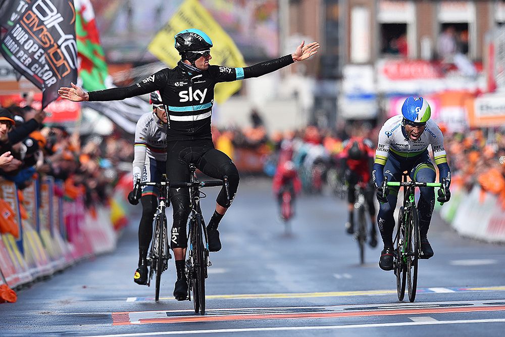 Wout Poels (Team Sky) wins Liege-Bastogne-Liege