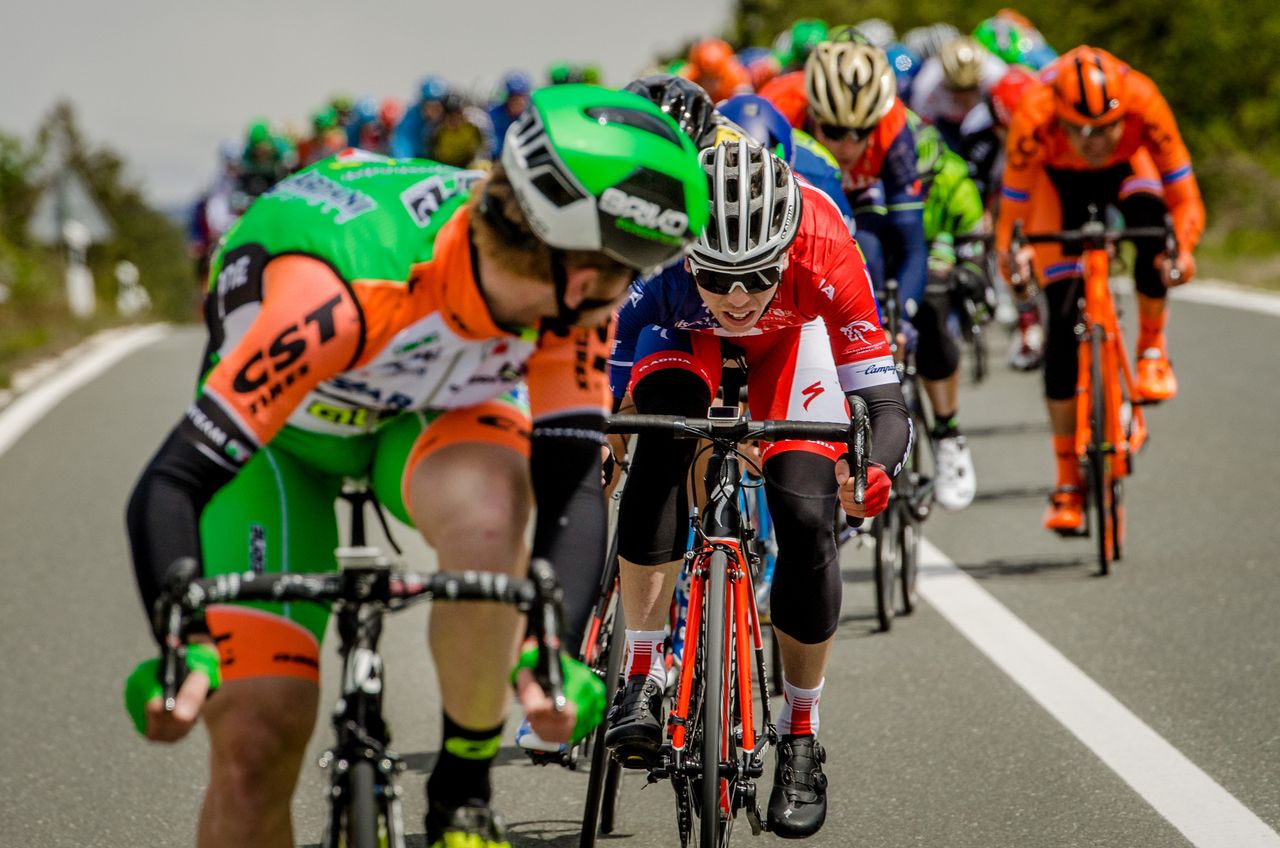 Upping the pace ahead of the sprint at the Tour of Croatia