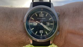 Elliot Brown Canford Mountain Rescue Edition watch: watch face