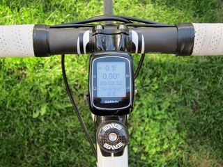 The Garmin Edge 200 may be the least expensive cycling computer in the company's lineup but you wouldn't be able to tell by its upscale appearance on the bike