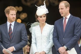 Prince William and Kate Middleton and Prince Harry