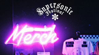 photo from Supersonic Festival of merch