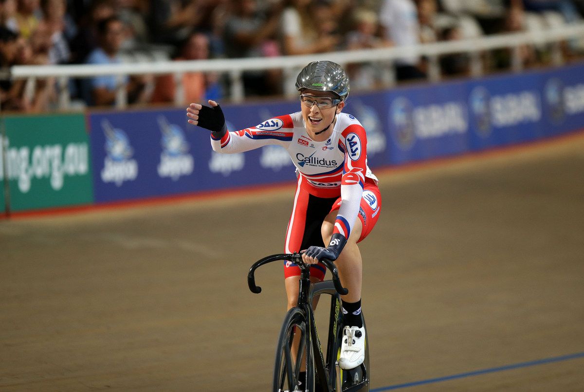 Annette Edmondson won the women's national scratch title