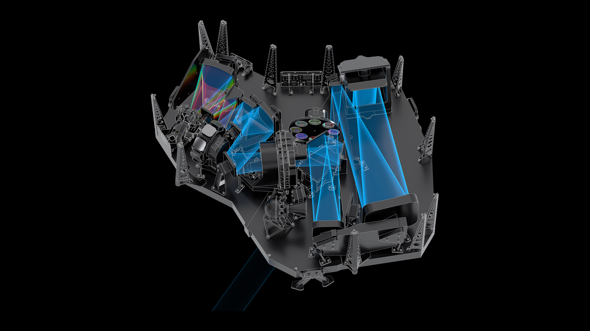 The Near Infrared Spectrograph (NIRSpec) on the James Webb Space Telescope is the most powerful instrument of its kind ever flown in space.