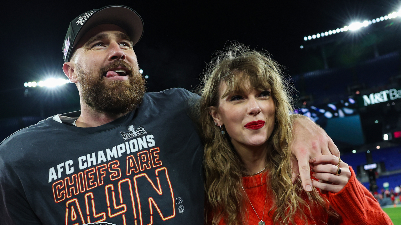 Taylor Swift and Travis Kelce