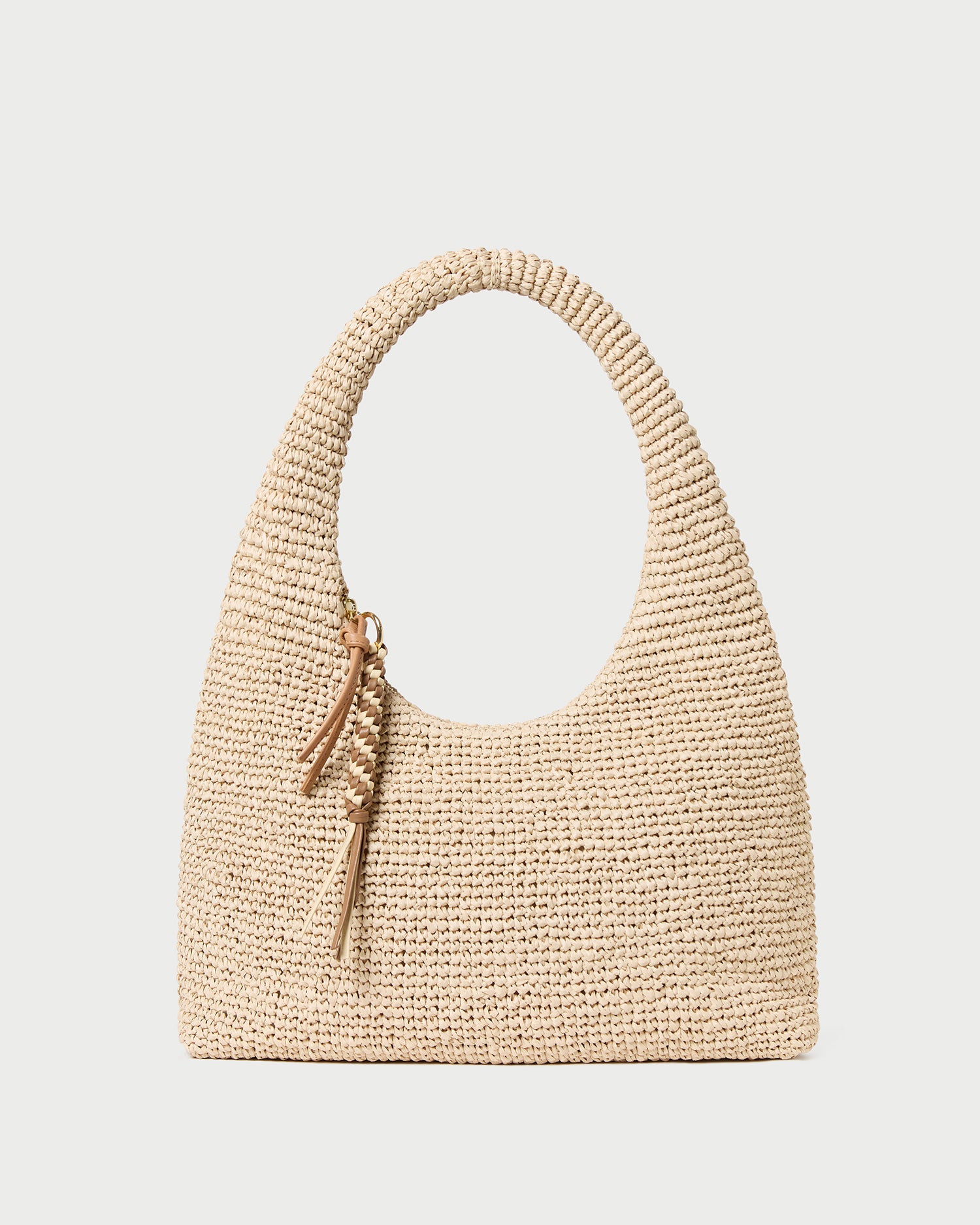 Willow Natural Woven Hobo Bag - Natural / O/s
