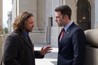 State of Play - Russell Crowe as investigative reporter Cal McAffrey & Ben Affleck as congressman Stephen Collins