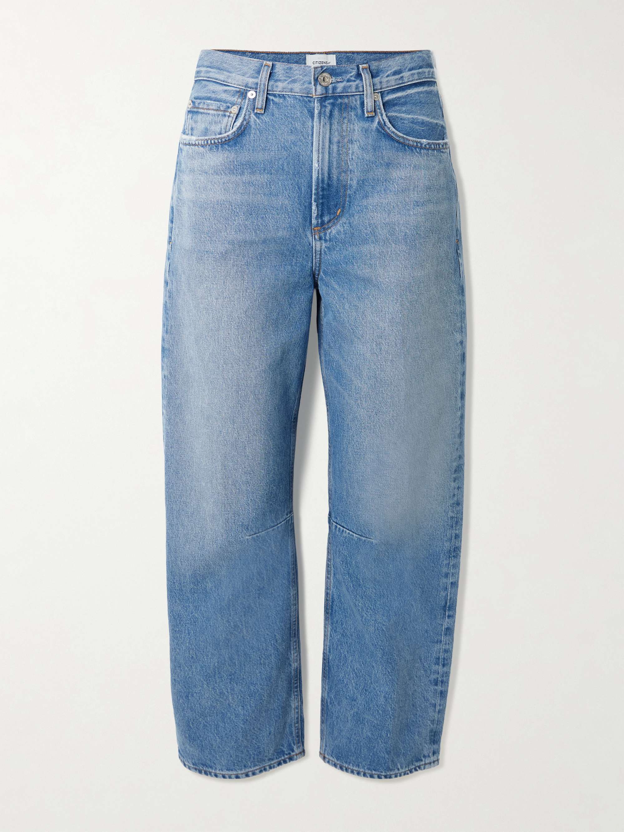 Miro Mid-Rise Barrel-Leg Jeans