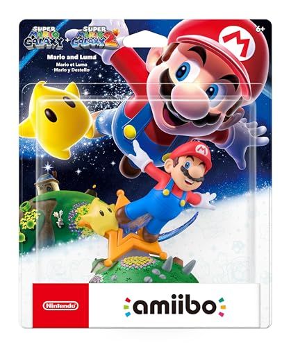 Amiibo- Mario and Luma - Super Mario Galaxy + Super Mario Galaxy2 Series