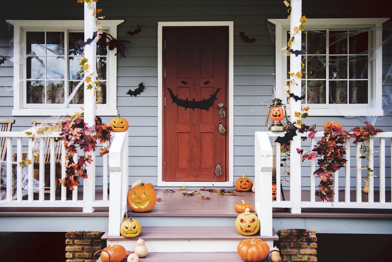 Halloween door decorations