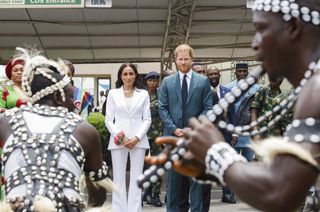 Prince Harry and Meghan Markle in Nigeria