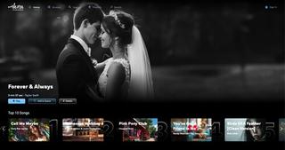 Screenshot of Cineverse apps for video streaming in vehicles