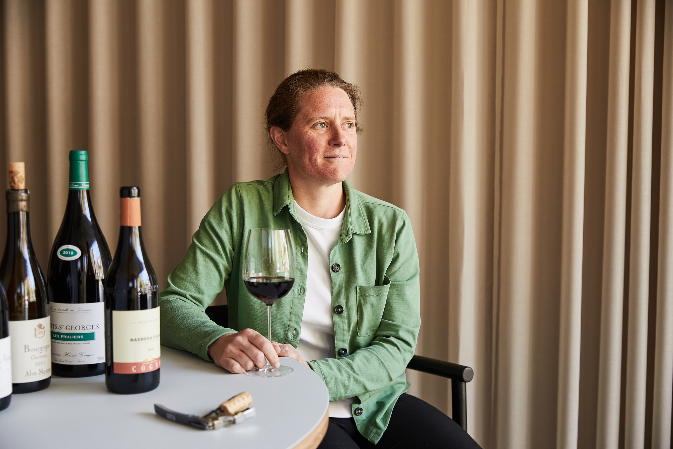 MW Beth Pearce sits with some fine wines, as is her want