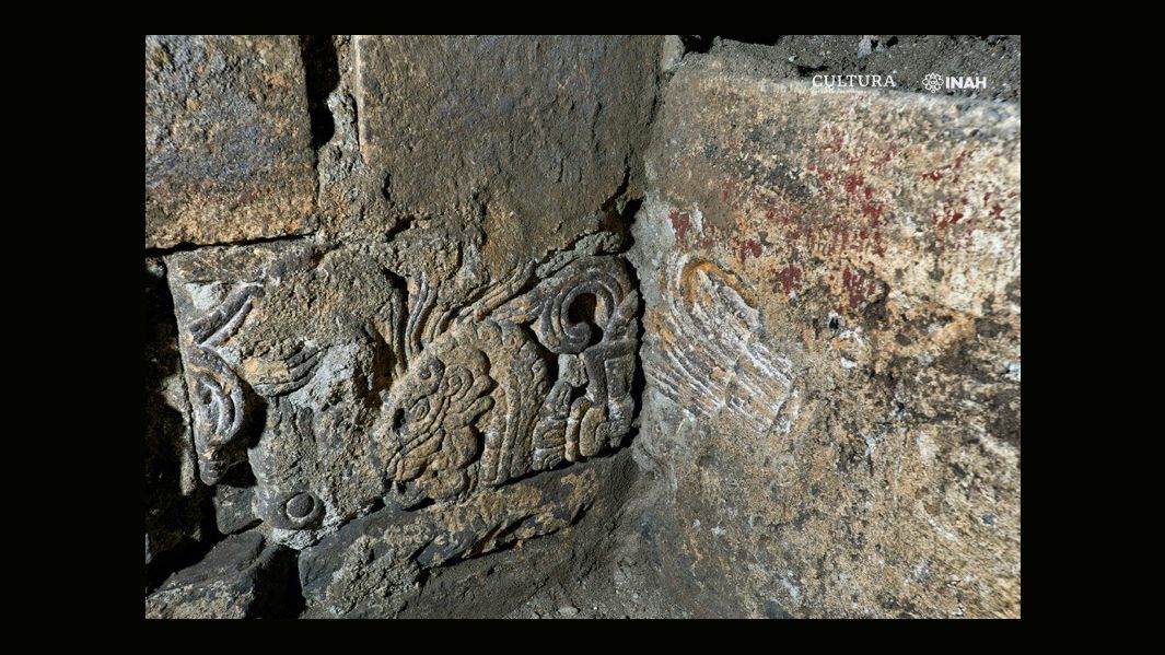 Sculptures from the Aztec palace were reused to build the house of conquistador Hernan Cortes.