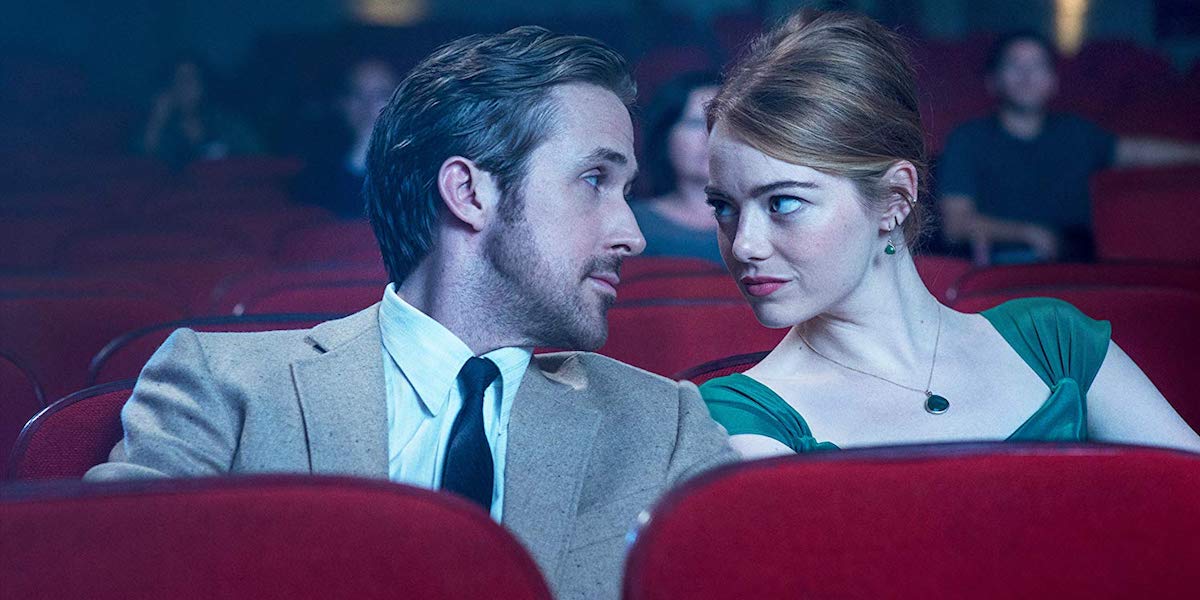 Ryan Gosling and Emma Stone in La La Land