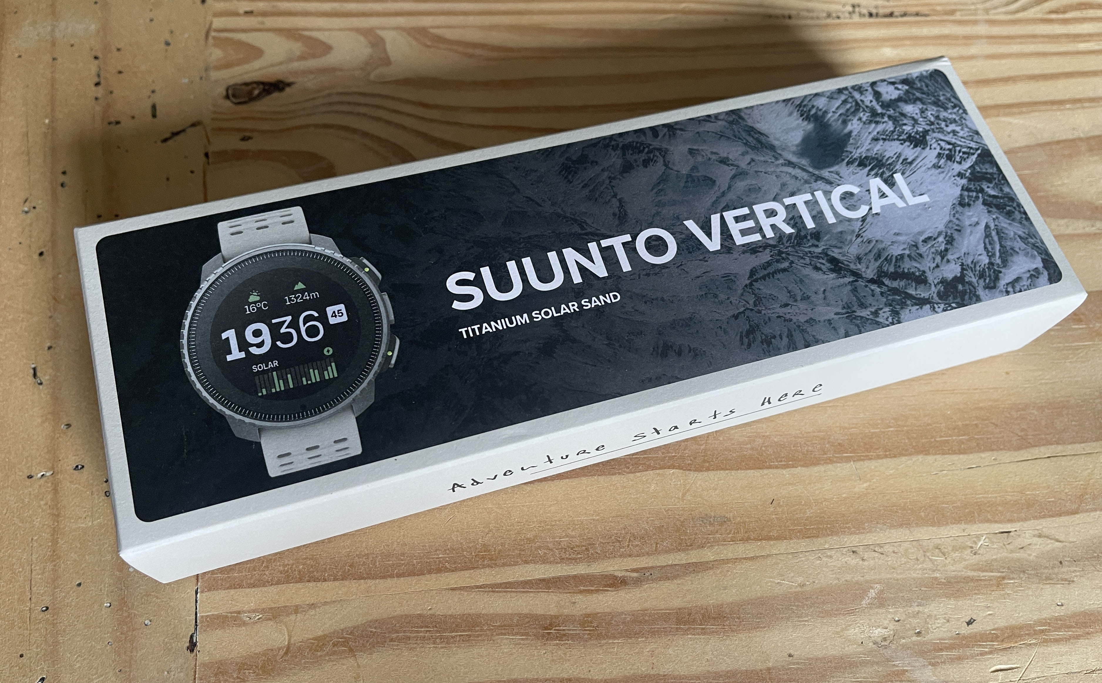 Smart Watch images from testing Suunto Vertical