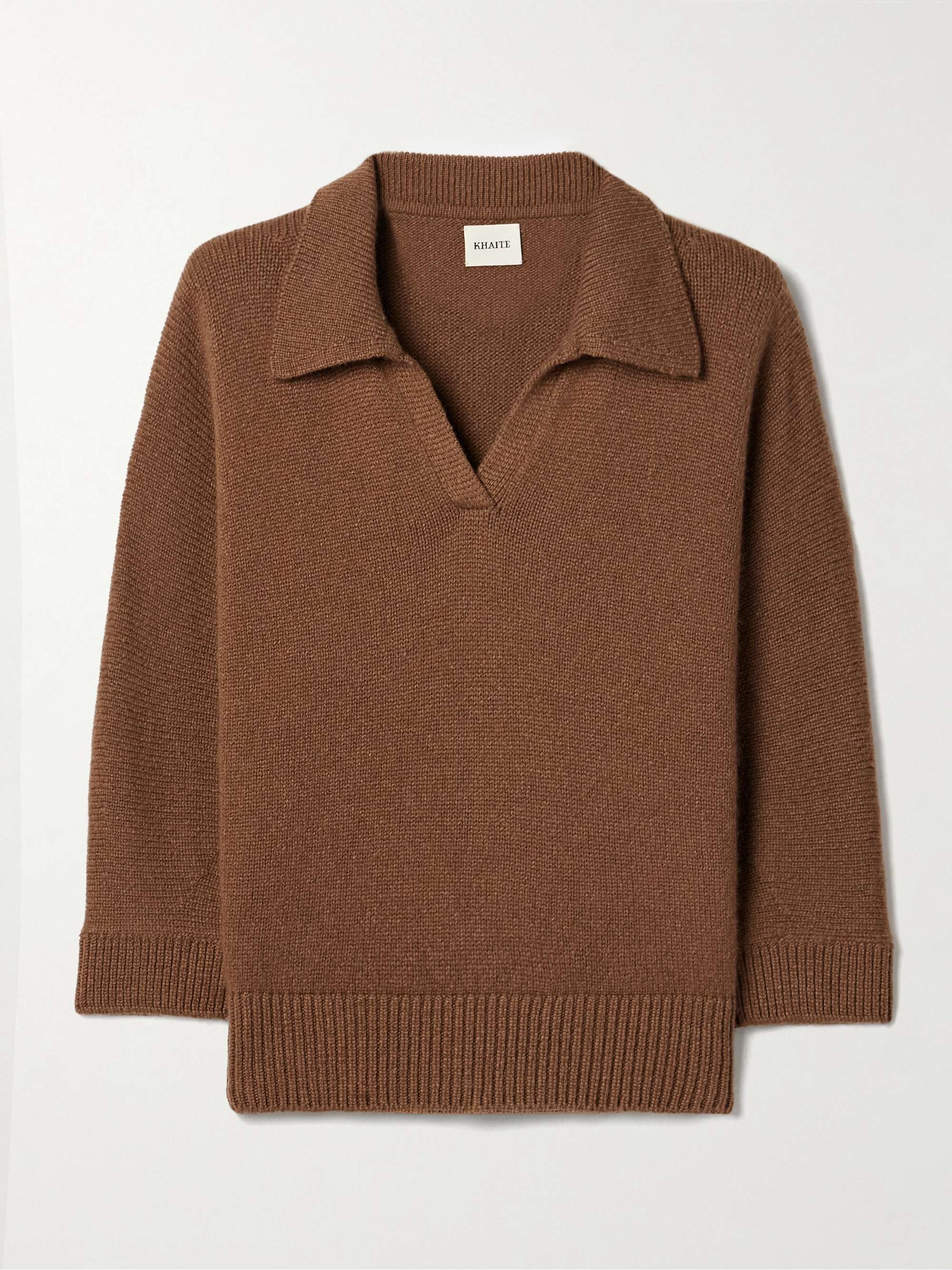 Herve Cashmere Polo Sweater