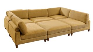 Espinosa 6-Piece Corduroy Sectional