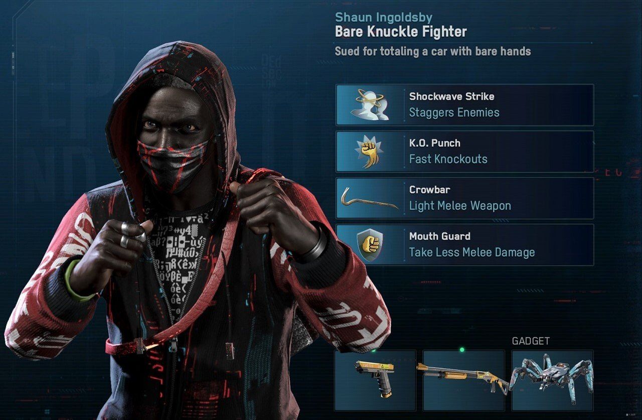 Watch Dogs Legion Character Bare Knuckle Boxer
