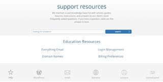 Bluehost's knowledge base webpage