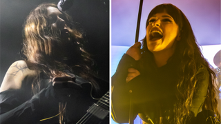 Photos of Chelsea Wolfe and Spiritbox performing onstage
