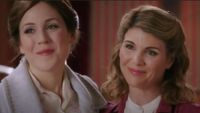 Lori Loughlin and Erin Krakow in When Calls The Heart Trailer Clip