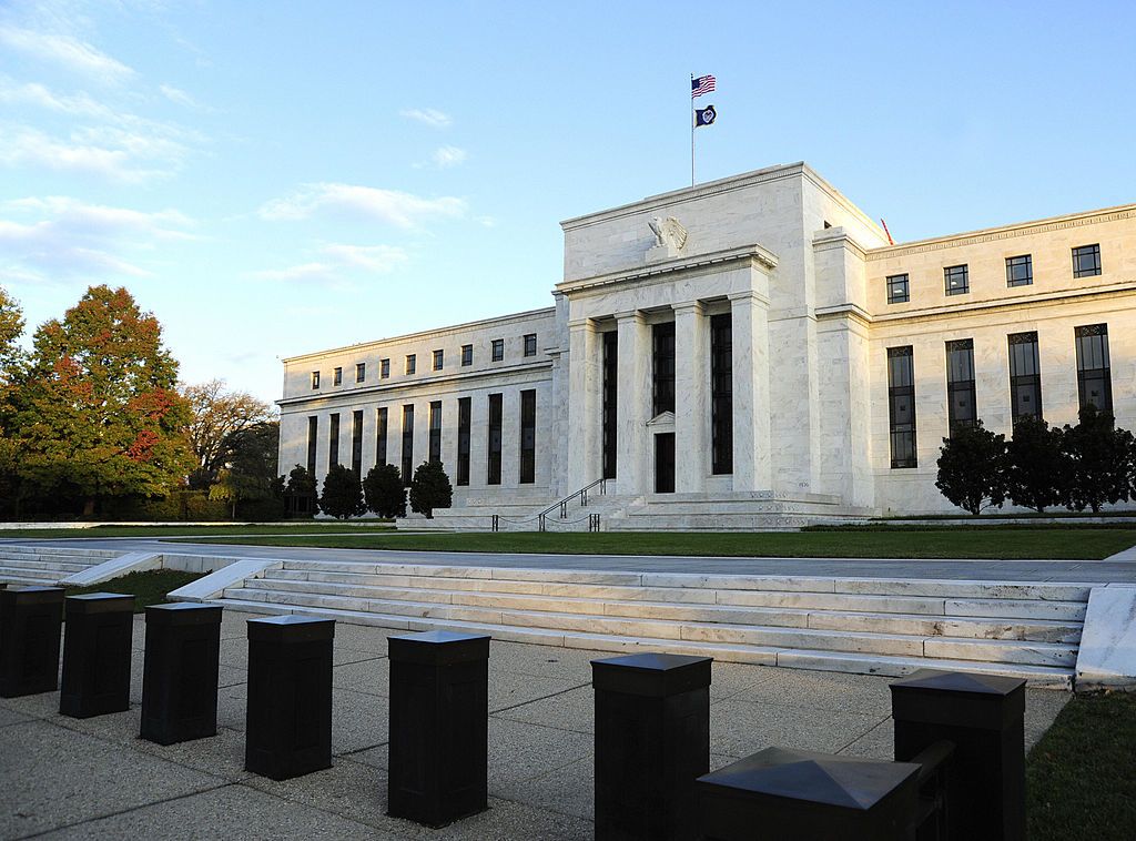 Federal reserve building. 